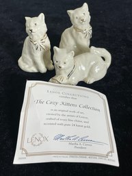 Lenox 'The Cozy Kittens Collection' With Certificate