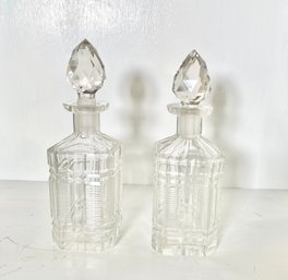 Pair Of Crystal Decanters