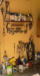 Wall Lot Of Homeowners Tools And More