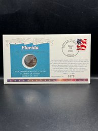 2004 Commemorative Cover Florida Quarter