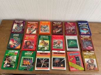 Lot Of 18 Atari 2600 Games Complete In Boxes