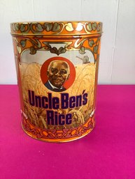 Vintage Uncle Bens 40th Anniversary Rice Tin