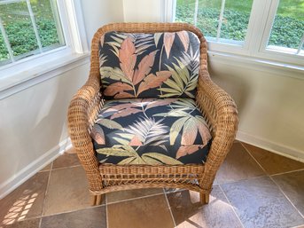Matching Wicker Arm Chair By BenchCraft