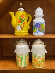 Vintage Avon Quartet Of Kitschy Kitchen