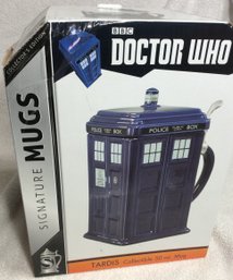 Doctor Who Tardis Large Ceramic Signature Mugs 50oz New In Box