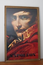 Large Framed Napoleon 1769-1969 Poster Peinture De J L. David (detail) Musee' De Versailles