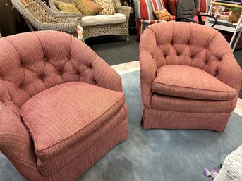 Pair Of Sherrill Upholstered Chairs