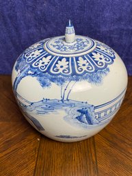 Oriental Painted Porcelain Vase