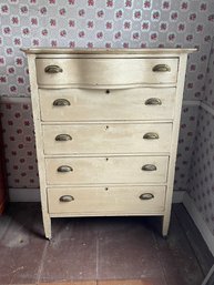 Antique White Painted Dresser