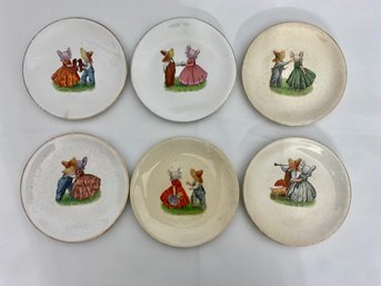 Knowles, Taylor & Knowles Porcelain Sunbonnet Children's Plates