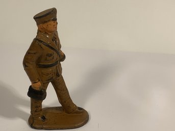 Lead, Iron Or Plastic Vintage Soldier Or Model