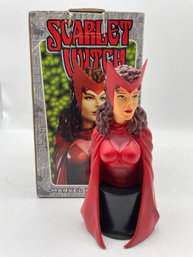 'scarlet Witch ' - Limited Edition 5 1/2' Resin Mini-bust By Randy Bowen.