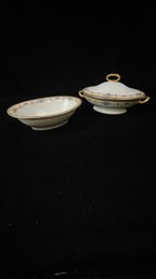 Limoges Tureen And Serving Bowl