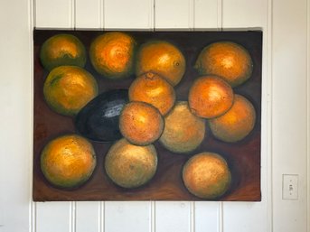 Avocado Among Oranges, Signed