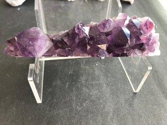 Amethyst Cluster, 1 LB 4 Oz, 7 Inch By 3 Inch