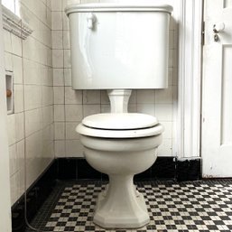 A Standard Brand 'Devoro' Porcelain Gooseneck Toilet - 1920s