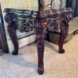 Lord Raffles Grande Hall Lion Leg Side Table By Design Toscano