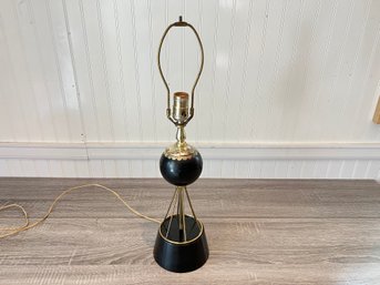 Black Mid Century Wire Style Lamp