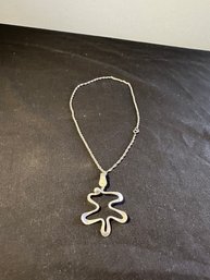 Paul Voltaire Mid Century Sterling Silver Necklace