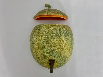 Cantaloupe Melon Wall Hanging Beverage Dispenser