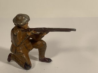 Lead, Iron Or Plastic Vintage Soldier Or Model