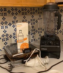 Vitamix Blender, GE Waffle Iron, William Sonoma Mixer And More