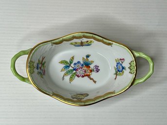 Herend Hungary Two Handled Dish