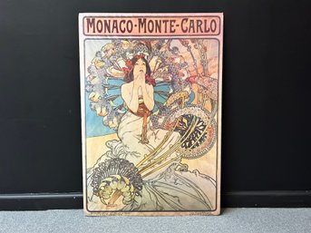 Alphonse Mucha, Art Poster, Monaco Monte Carlo