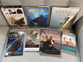The Titanic Collection Of Books A Broad Range On The Subject