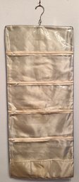 Vintage Silk Lined Hanging Lingerie Organizer