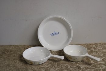 3 Pcs Corning Ware