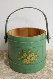 Vintage Green Basket