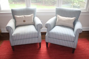 Pair Of Classic Arm Chairs From Crate & Barrel