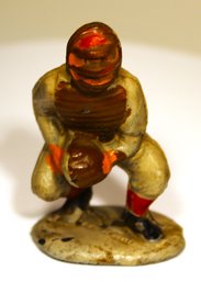 Antique Rubber Toy Soldier Baseball Player Catcher