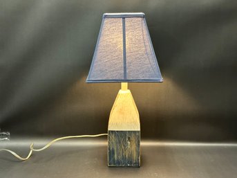 A Blue & White Table Lamp