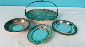 Silverplate Serving Dish Lot