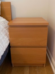 Ikea Malm Two-Drawer Nightstand