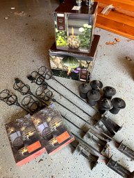 An Assortment Of Outdoor Torches - Lanterns, Torches, And More - Next Summer Is Around The Corner!