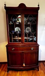 Vintage Mid-Century Wooden China Cabinet