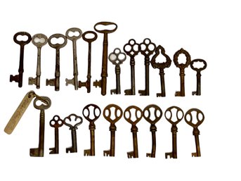 Collection Of Antique Keys, Such Beauty And Craftsmanship In Everyday Objects