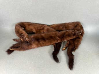 Authentic Genuine Vintage Mink Shawl