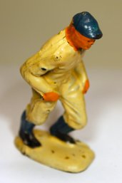 Antique Rubber Toy Soldier Baseball Player Base Runner