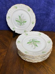 Treasure Chest China Lily Of The Valley Plate Set