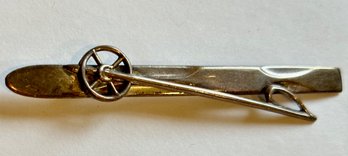 Vintage 925 Sterling Ski Brooch Pin