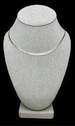 Beautiful Italian Sterling Silver JMC Herringbone Chain Necklace