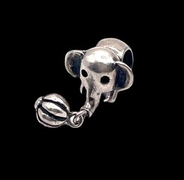 Adorable Vintage Sterling Silver Elephant Pendant/charm