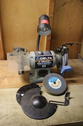 Delta 6' Thin Line Bench Grinder With Flexible Lamp