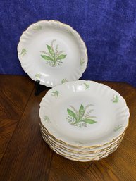 Treasure Chest China Lily Of The Valley Deep Dish Set