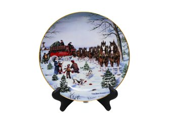 Budweiser Collectible Plate 'The Season's Best' 1991 W/ COA #7258