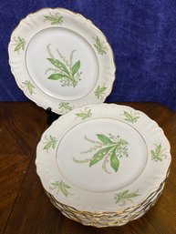 Treasure Chest China Lily Of The Valley Plate Set